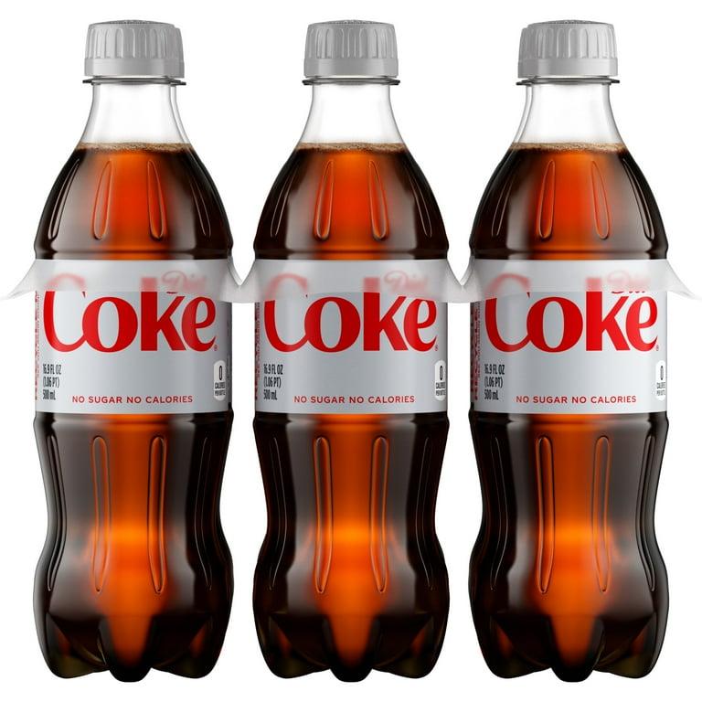 Diet Coke, 16.9 fl oz, 6 Pack, 6 Pack Coke CAFFEINE FREE BB 2/2/26