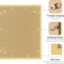 22x28 Picture Frame Gold Set of 3, Display Pictures 18x24 with Mat or 22 x 28 Without Mat, Poster Frames 22x28 for Wall Hanging Horizontal and Vertical
