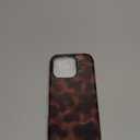 NITITOP Compatible with iPhone 16 Pro Case Magnetic Compatible with MagSafe Cute Leopard Amber Aesthetic Tortoise Design for Women Men Girls Soft TPU Shockproof Protective Cover - Brown