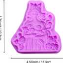 Goddess Rose Silicone Fondant Molds Flower Fairy Chocolate Baking Molds for Cake Decorating Cupcake Topper Gum Paste Candy Polymer Clay