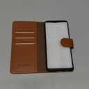 SUANPOT for Samsung Galaxy S20 6.2"(Non S20+/S20 Ultra) with RFID Blocking Leather Wallet case Credit Card Holder Flip Folio Book Phone case Shockproof Cover Women Men for Samsung S20 case Wallet (Light Brown)