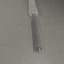 36" Shower Door Bottom Seal Strip for 1/2" (12mm) Glass Ultra Clear Polycarbonate Shower Door Sweep, Single Pack