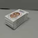 24 Pcs Valentine's Day Fake Nails French Tip Press on Nails Heart Acrylic Nails Short Square Full Cover False Nails with Designs Red Extra Short Glue on Nails Glossy Artificial Nails for Womne Girls, 5 pack, Different Styles