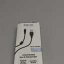 6 Foot Braided Sync & Change Cable for Lightning Tip