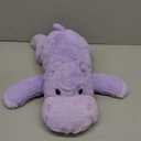Ecolley Weighted Stuffed Animals Weighted Plush Hippo Stuffed Animals Hippo Toy Kids' Plush Toy Pillows Big Large Giant Plushies Purple Gift (20" 4 lbs), 20"x11"x7.5"