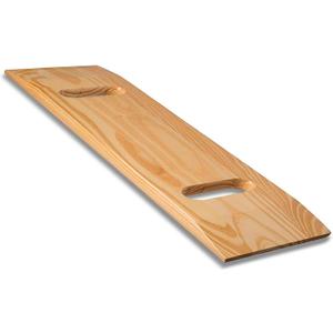 DMI Transfer Board and Slide Board made of Heavy-Duty Wood for Patient, Senior and Handicap Move Assist and Slide Transfers, FSA and HSA Eligible, Holds up to 735 Pounds, 2 Cut Out Handle, 32 x 10 x 1