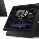 SURITCH for iPad Stand Holder for iPad Pro 11-inch (M4) 2024, Slim Adjustable Tablet Stand, Lightweight Portable, Support Portrait & Landscape, Magnetic Tablet Holder for iPad Pro 11" (M4)-Black