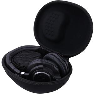 Aenllosi Hard Carrying Case Replacement for Audio-Technica ATH-M20x/M30x/M40x/M50x/M60x Professional Studio Monitor Headphones (black)