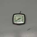 Small Battery Alarm Clock for Bedrooms, Analog Travel Clocks, Bedside Desk Table Clock for Room Decor, Slient, Big Numbers for Seniors, Gently Ascending Alarm for Heavy Sleepers, Black