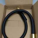 Giraffe Tools Garden Leader Hose 5/8 inch x 2.5ft, Short Water Hose Heavy Duty, Flexible, Lightweight Hybrid Hose with Bend Protection, Male to Female Fittings