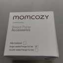 Momcozy Original S9 Pro/S12 Pro Replacement Accessories, Only Compatible with Momcozy S9 Pro/S12 Pro Breast Pump NOT for S9/S12 (Single-Sealed Full Set Collector Cup with 24mm Flange,180ml, 1 Pack) (SL Overall, Transparent)