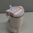 STANLEY Quencher H2.0 Tumbler with Handle and Straw 20 oz | Flowstate 3-Position Lid | Cup Holder Compatible for Travel | Insulated Stainless Steel Cup | BPA-Free | Rose Quartz 2.0