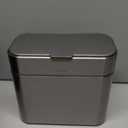 simplehuman Compost Caddy, Detachable and Countertop Bin, 4 Liter / 1.06 Gallon, Brushed Stainless Steel
