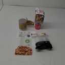 Snack Bags 3 CT, Condiment Cups 24 cups, 2oz, Wheat Fiber Cup with Spoon 4,9 oz. & Plastic Glasses 3 Pack, Set of 4