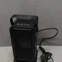 Small Space Heater for Indoor Use, Fast Heating Portable Desk Heater, Dual Power Modes, Timer & Overheat Protection  Personal Space Heater for Bedroom, Office, Home (BLACK)