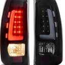 AUTOSAVER88 LED Taillights Tail Lights Assembly Compatible with 1999-2006 Chevy Silverado 1500/2500, 01-06 Silverado 1500HD/2500HD/3500, 99-02 GMC Sierra 1500 2500 3500 Truck Tail Lamp Smoke