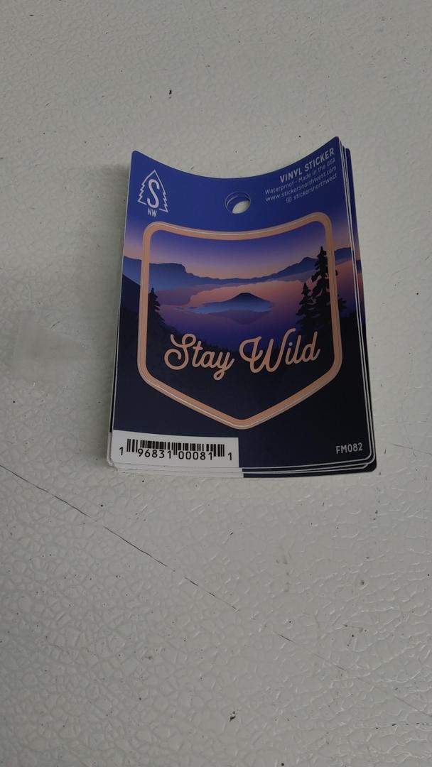 Vinil Sticker Stay Wild FM082 4Pack