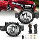 Nilight Fog Light Compatible with 2007 2008 2009 2010 2011 2012 2013 2014 2015 2016 2017 2018 2019 Nissan Altima Versa Note Maxima Pathfinder Infiniti QX60 M35 M45 G37 JX35