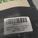 iCreek Women's Rain Jacket Long Raincoat Packable Hooded Waterproof Windproof Plaid Lined Trench Coat Lightweight for Outdoor (Black, M)