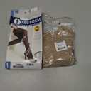 Truform Sheer Compression Stockings, 15-20 mmHg, Women's Thigh High Length, 20 Denier, Nude, Large