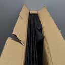 PJYuCien Dog Playpen with Top Cover and Bottom Pad - Metal Foldable Exercise Pen, 8 Panels 24" H x 24" W Indoor Outdoor Pet Fence Puppy Crate Kennel, Black