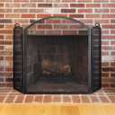 30x34-in Arched Three-Fold Screen