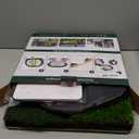 SAPLIZE Ultra-Stable Golf Chipping Net Set with Pop-Up Target, Tri-Turf Mat, Foam Practice Balls, Tees and Scoring Board for Indoor and Outdoor Chipping Accuracy and Swing Training