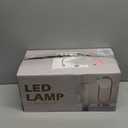 Kardleen Mid Century Modern Table Lamp White Glass Shade Nightstand Lamp Small Gold Table Lamp for Bedside Bedroom Living Room Office