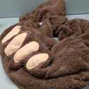 Funziez! Sasquatch Costume- Bigfoot - Halloween Adult One Piece (Large, Brown)