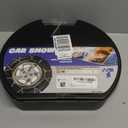 Snow-Chains Auto Fixing 1 Min Quick Fit Easy Installation Tire-Chains, Portable Reusable Universal Emergency Tire Traction Chain for Passenger Car, Pickup Trucks and SUV - Set of 2