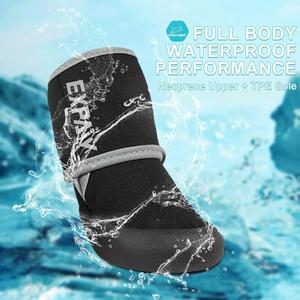 EXPAWLORER Waterproof Dog Shoes for Small Medium Large Dogs, Dog Shoes for Hot Pavement, Hiking Walking, Reflective Dog Booties for Outdoor Snow Rain Days, AntiSlip Dog Boots & Paw Protectors