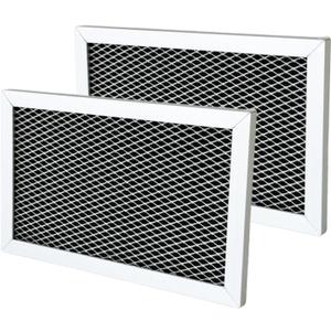 2 Pack Microwave Charcoal Filter Fit for GE JVM3160DF8BB, JVM3160DF8CC, JVM3160DF8WW, JVM3160RF8SS, JVM1540SM1SS, JVM1540SM2SS Microwave Replacement Part