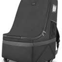 YOREPEK Car Seat Travel Bag with Wheels, Padded Car Seat Backpack, Large Carseat Travel Bag for Airplane, Gate Check Bag, Car Seat Travel Cover with Shoulder Strap, Car Seat Carrier for Airport