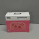 8Bitdo Ultimate 2C Hall Effect Joysticks Bluetooth Controller with Remappable L4/R4 Bumpers, 6-axis Motion Control, Rumble Vibration and Turbo Function for Switch/Switch 2 (Pink)