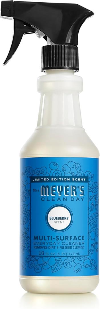 MRS. MEYER'S CLEAN DAY Multi-Surface Everyday Cleaner, Blueberry Scent, 16 Ounce Bottles (Pack of 1)