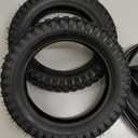 FVRITO 12.5x2.75 (12-1/2x2.75) Knobby Tire & Inner Tube for Razor MX350 MX400 Dirt Rocket X-Treme X-560 Heavy Duty Scooter Tao Tao 47cc 49cc Kids Mini Pocket Dirt Pit Bike Straight Valve Stem Cap 2PCS