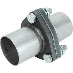 Exhaust Triangle Flange QuickFix Repair Pipe Kit w/Gasket & Hardware Universal 2.25" ID 3 Bolts Exhaust Triangle Flange QuickFix Repair Pipe Kit w/Gasket & Hardware Universal 2.25" ID 3 Bolts