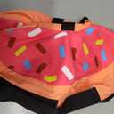Supet Inflatable Dog Cone Collar Alternative After Surgery, Doggie Neck Donut Collar Recovery ECollar for Post Surgery, Soft Dog Cone for Small Medium Puppies Cats (Pink, S)