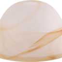 Alabaster Antique Glass Lamp Shade for Floor lamp12" Diameter x 5.1" HighPendant lamp ceiling fan light Floor Lamp Replacement Parts, Diameter 12inTall 5.1in