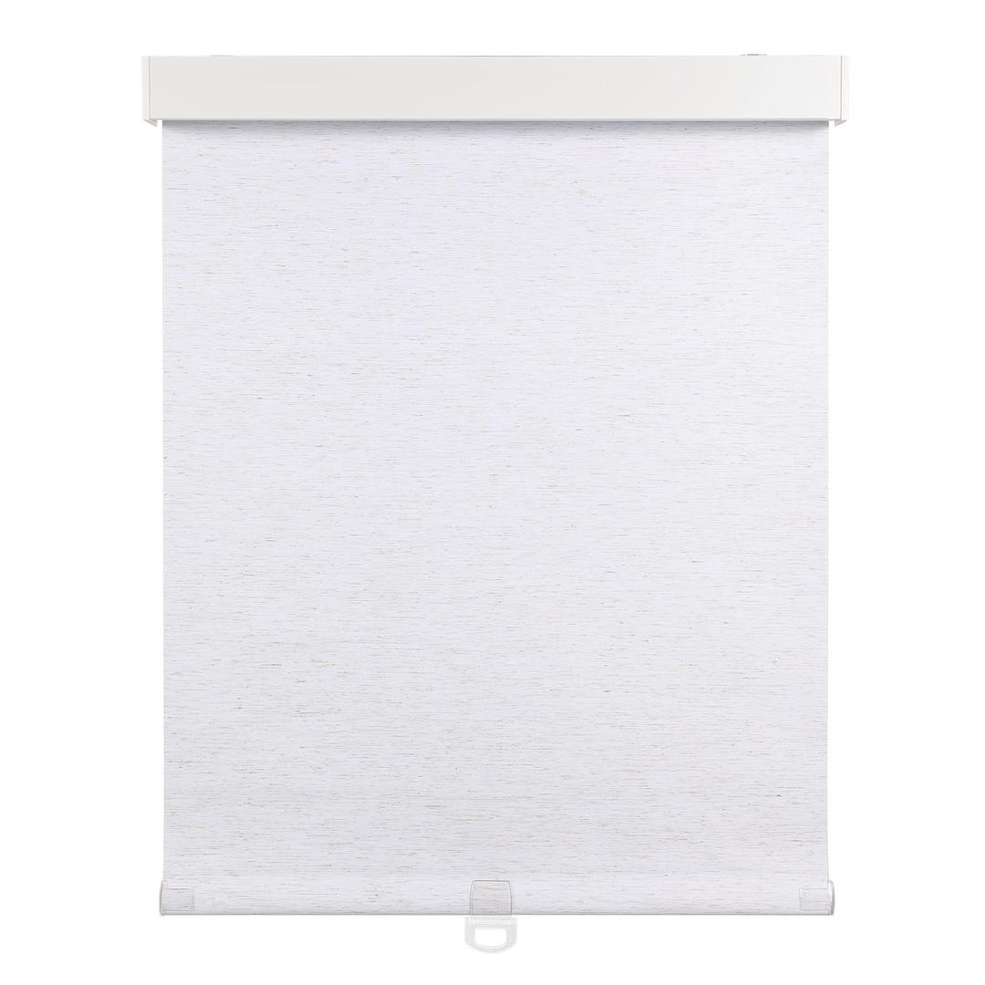 OCTO Cordless Blackout Roller Shades for Indoor Windows,Free-Stop Shade with Valance,Thermal Insulated Woven Fabric,UV Protection，Blinds for Home，Office，Easy to Install(72" H x 35" W, Linen)