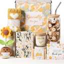 EXTALOW Thank You Gifts for Women,10PCS Teacher Appreciation Gifts,Birthday Gift Basket,Employee Appreciation Gift for Coworkers Women Teachers Friends Mom Her Boss Nurse Secretary with Thanks Cards