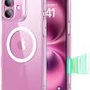 ESR for iPhone 16 Case, Camera Control, Compatible with MagSafe, Shockproof Military-Grade Protection, Magnetic Phone Case for iPhone 16, Classic Hybrid Case (HaloLock), Clear