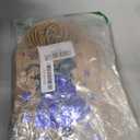 60-Pcs Christmas Gift Bags,Features 6 Christmas Designs in Reflective Blue Foil,Small Gift Bags with Handles, 8.25x5.9x3.25 Inches,For Xmas & Holiday Parties