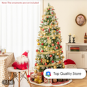 9 ft. Artificial Christmas Tree with Warm White LED Lights - Large