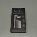 PowerBear Portable Radio | AM/FM, 2AA Battery Operated with Long Range Reception for Indoor, Outdoor & Emergency Use | Radio with Speaker & Headphone Jack (Silver)
