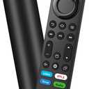 Replacement Remote Control for FireStick (2nd/3rd Gen)/4K/Lite/4K Max/Cube, Voice Remote Compatible with Smart TV 3rd Gen, for All Fire Insignia-Pioneer-Toshiba TVs Stick