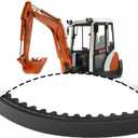 OTOTEC Excavator Alternator Fan Belt OE 16241-97010 16241-97012 16241-97013 Compatible with Kubota KX61-3