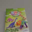 Dan&Darci Dino Models, Clay Craft Kit - Dinosaur Arts and Crafts for Kids - Birthday Gifts for Boys & Girls - Build 4 Dinos with Air Dry Magic Modeling Model Set Ages 3, 4, 5, 7, 8+ Boy or Girl