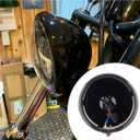 Black 5.75" LED Motorcycle Headlight housing brackets Assembly Compatible with Motorcycle Sportster XL1200 (2004-2014), 5 3/4" lamp Bracket Standard
