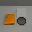 K&F CONCEPT 82mm Variable ND2-ND400 ND Lens Filter (1-9 Stops) for Camera Lens, Adjustable Neutral Density Filter with Microfiber Cleaning Cloth (B-Series)